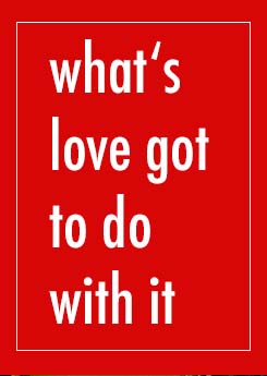 WHAT'S LOVE GOT TO DO WITH IT